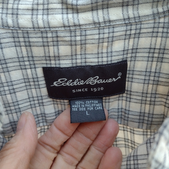 Eddie Bauer long sleeve cotton shirt - Picture 4 of 9